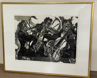 Mervin Jules Woodcut