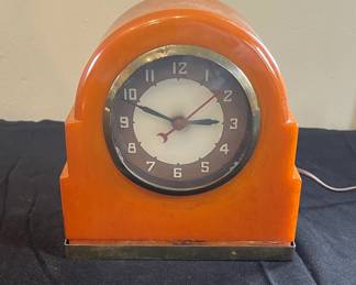 Lockner Neon Bakelite Clock