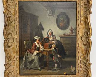 Auguste Serrure "The Peep Show"