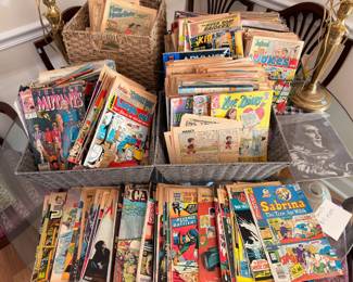 Vintage Comic Book Collection Sabrina Archie Dukes Boxes Lot Collectible Comics