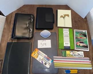 Office Lot Franklin Covey Binders, Buxton, Viagra Clipboard, Notebooks, Ticonderoga