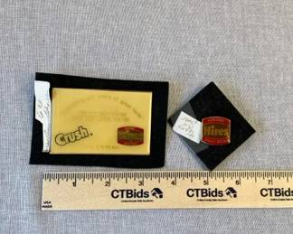 Genuine Hires Advertising Pins