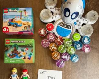 Rocktopus, Lego Minecraft and Beach Buggy new, boxed, Ariel, Cinderella Duplos Toy Lot