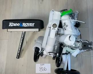 KneeRover GO Hybrid Knee Scooter All Terrain Front Wheels, New Open Box