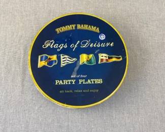 Tommy Bahama Flags Of Leisure Plates in Box