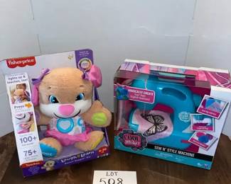 FisherPrice Laugh Learn Smart Stages Sis, Cool Maker Sewing Machine w Pom Pom Maker