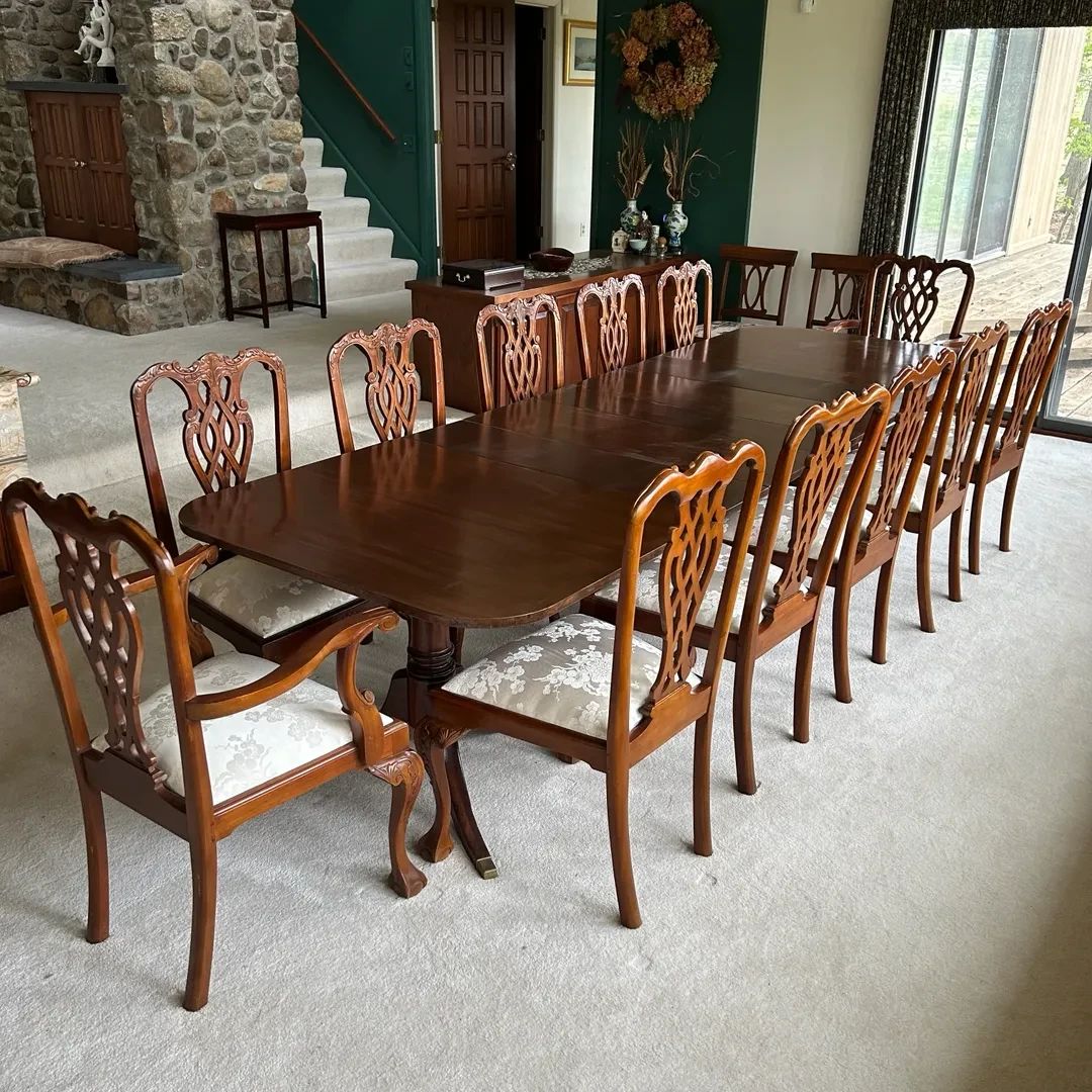 Huge 12 Chair Dining Table