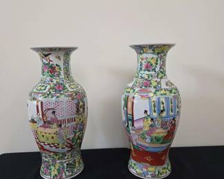 A Pair of Chinese Porcelain Vases