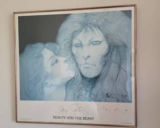 Ramon Santiago Signed Poster  Beauty And The Beast