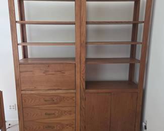 Two Bernhardt Bookcases