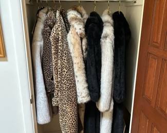 Vintage Faux Fur Coat Lot