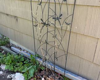 Two firefly garden decor screens
