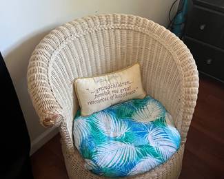 Wicker chair