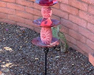 Ceramic Totum Pole Yard Art