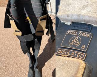 Insulated Waders Men's size 8