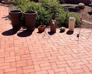 Pots and garden art