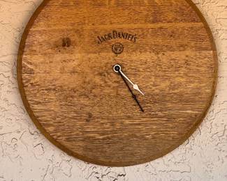 Jack Daniels Wood Clock