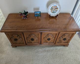 Mid-Century Drexel Furniture Company "Maracay" Collection Solid Pecan Sideboard/Credenza