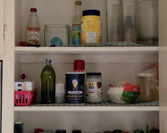 Assorted Kitchen Spices, Seasonings, and Pantry Staples