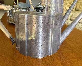 Mappin & Webb Silver-Plated Octagonal Teapot