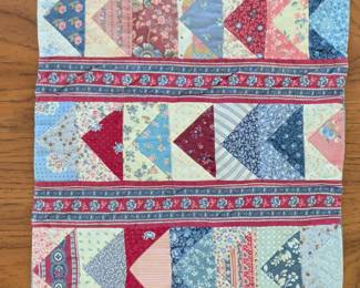 Patchwork Flying Geese Table Runner