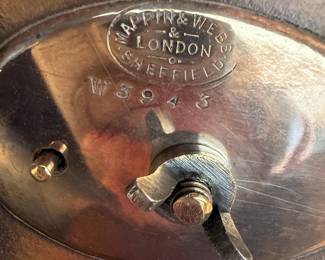 Mappin & Webb  Silverplated Cloche / Food Dome with 'T' Monogram