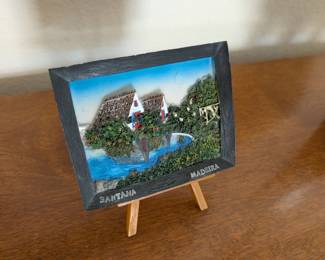 Santana Madeira 3D Resin Souvenir Magnet