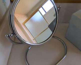 Chrome Double-Sided Vanity Mirror