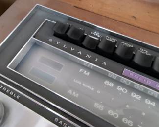 Sylvania Stereo Console with Turntable and AM/FM Radio