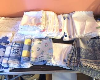Lots of napkins & placemats