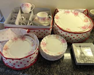 “Rose Splendor” china by Nikko Co. (Japan) - service for 8