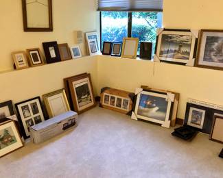 SO MANY frames - there's a whole room of nothing but frames! Newer & vintage too