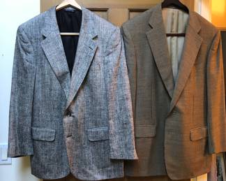Burberry's silk blazer, Ermenegildo Zegna blazer