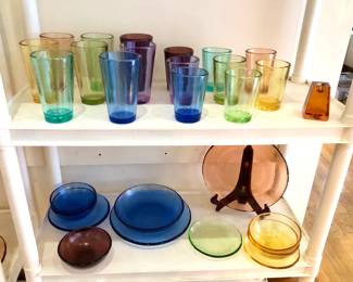 More Fire & Light: tumblers, plates & bowls