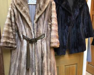 Vintage fur coats