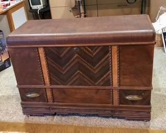 Waterfall cedar chest (44”L, 18.5”D, 31.5”H - taller than most)