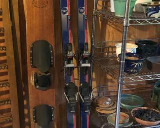 Velrob wooden water ski (made in Everet), Rossignol skis