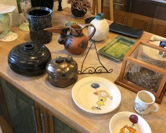 More studio pottery