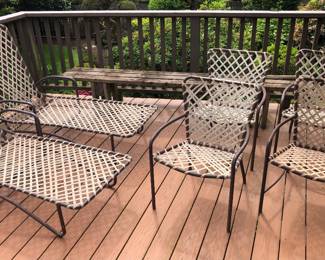 Brown & Jordan patio furniture - 3 chaises & 7 chairs total - cushions too, not shown)