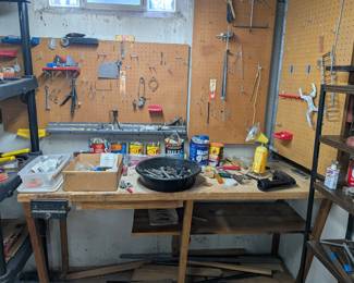 New and vintage tools and hardware