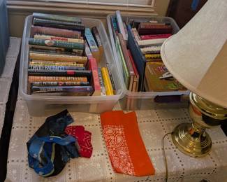 Hardcover and paperback books