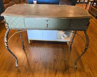 Antique French Provencial vanity with drawer