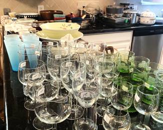 Assortment of Glassware
