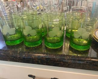 Luck of the Irish Rock Glasses