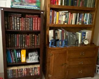 Bookshelves and Books
