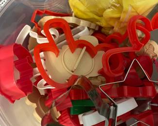 Assortment of cookie cutters