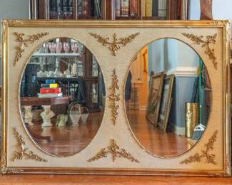 Gorgeous ornate gold mirror