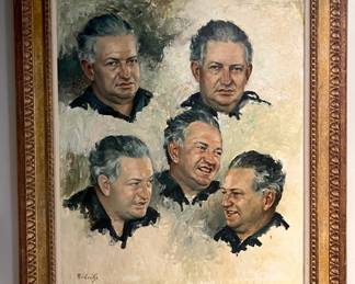 Portrait Oil on Canvas by Heinrich Von Michaelis (South African 1912-1990)