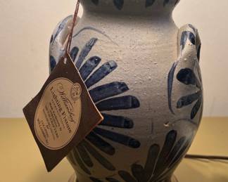 Colonial Williamsburg Salt Glaze Lamp