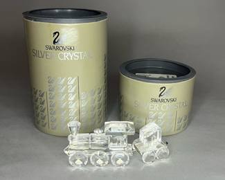 Swarovski Crystal Two Piece Train